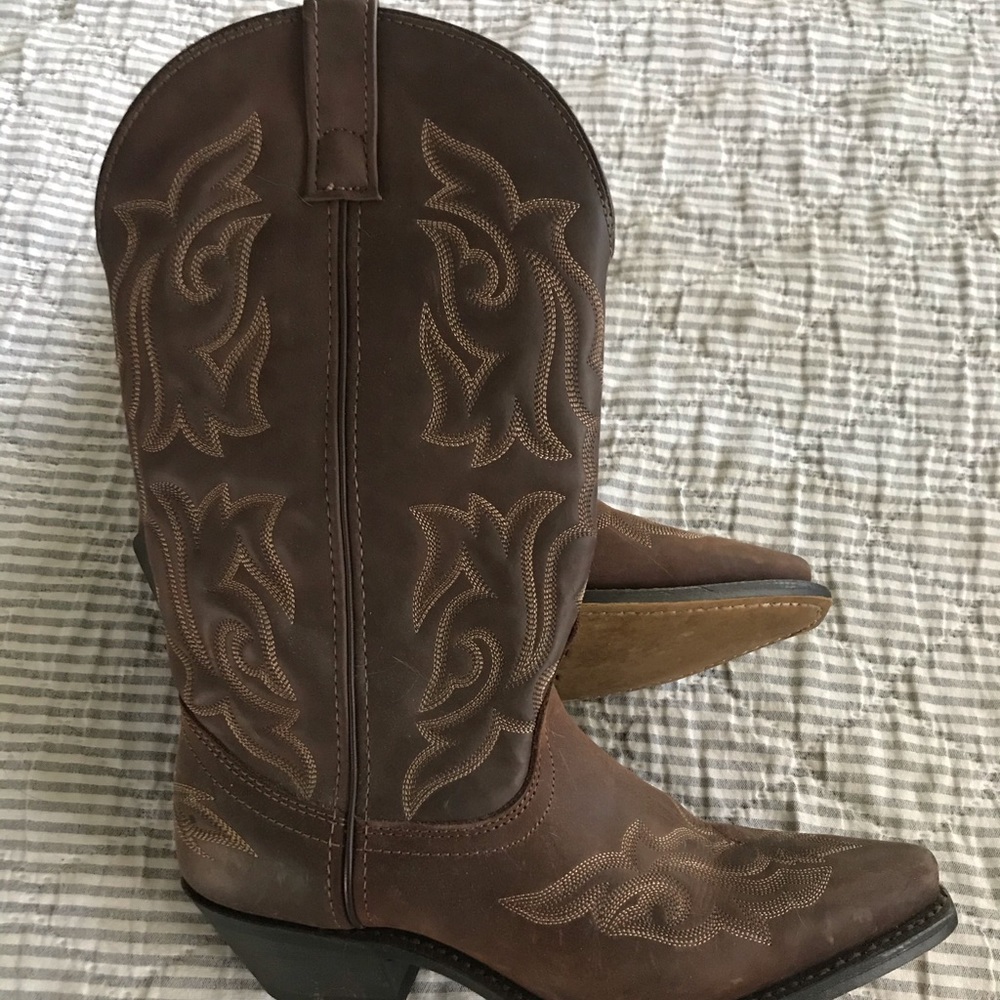 Laredo cowboy boots 8.5M brown leather